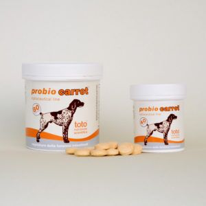 Toto Probio Carrot Integratore per Cane e Gatto - Confezione da 40 e 80 Compresse