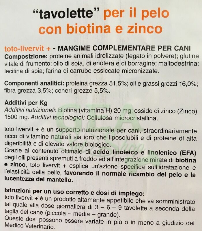 Toto Livervit Plus per Cani 1 Kg - immagine 2