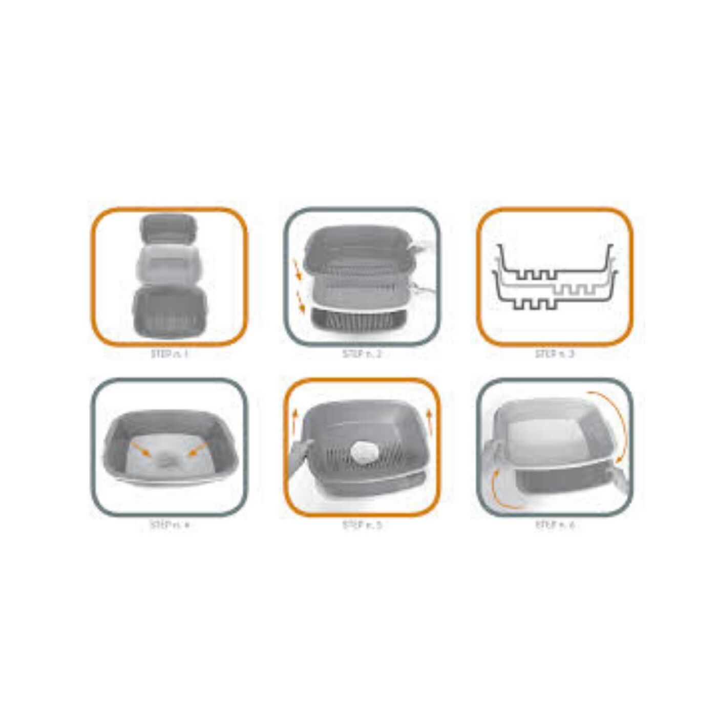 Lettiera Toilette per Gatti Miso 3 in 1