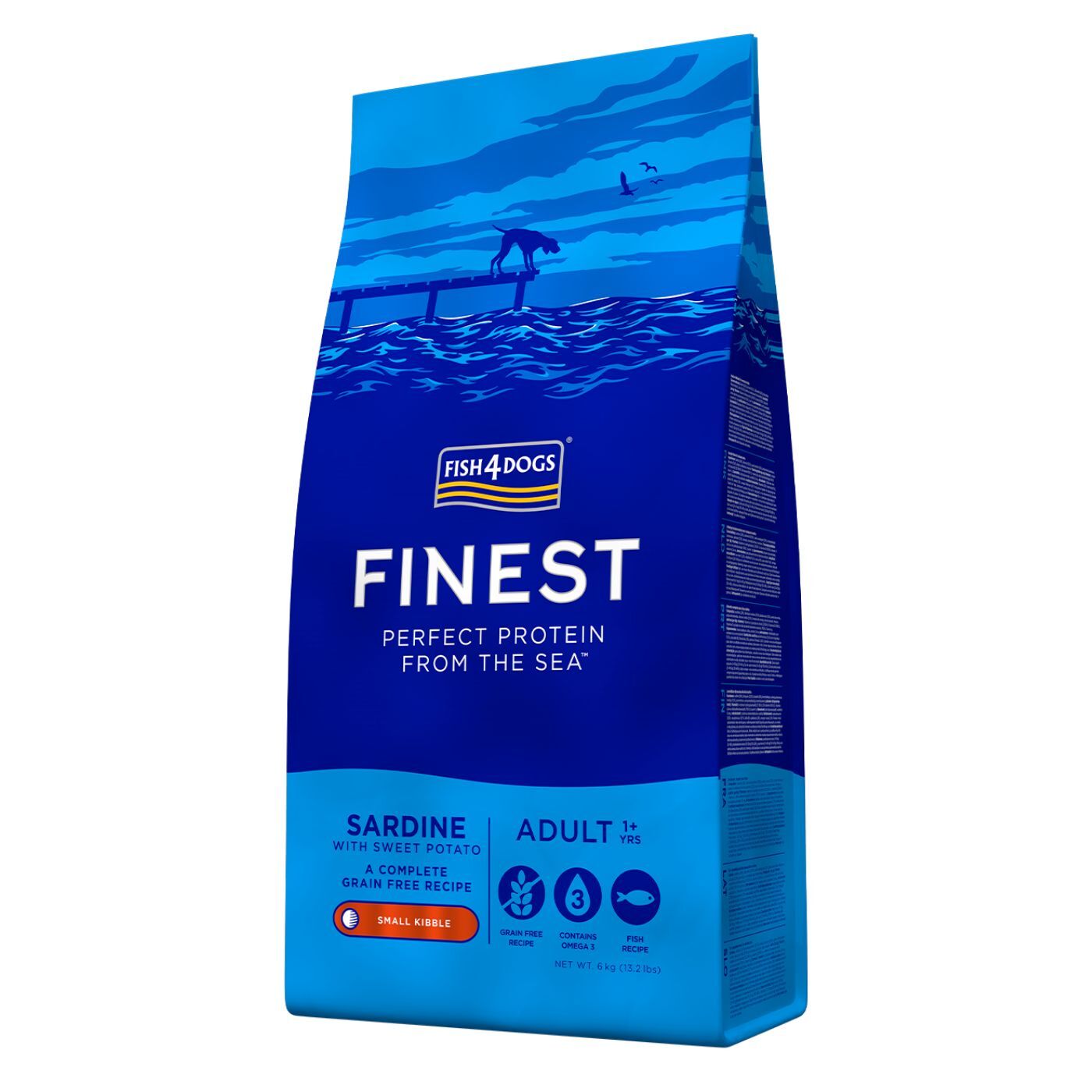 Fish4Dogs Finest Complete Adult Small Sardine per Cani - Sacco da 6Kg