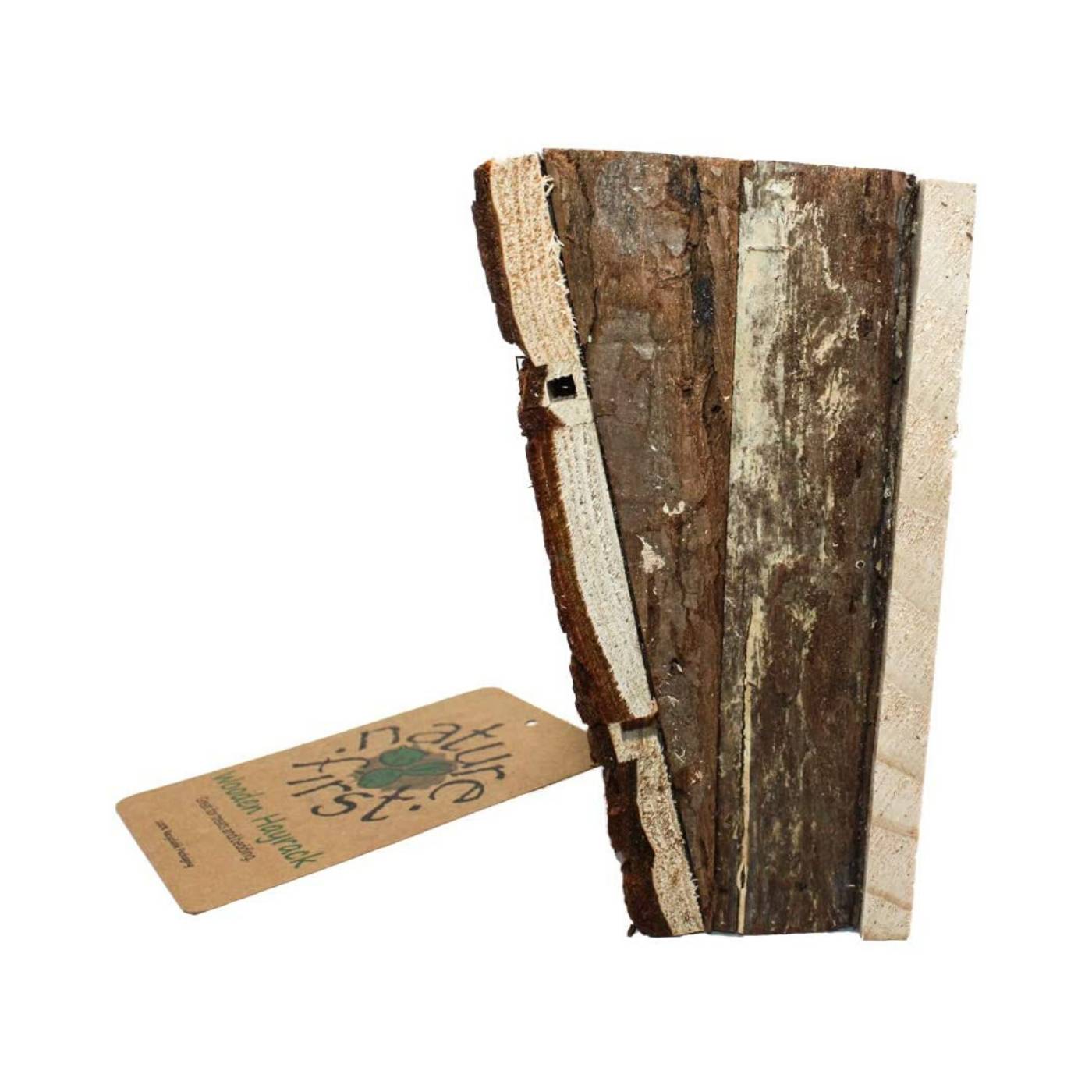 Mangiatoia in Legno per Fieno Happy Pet - Lato