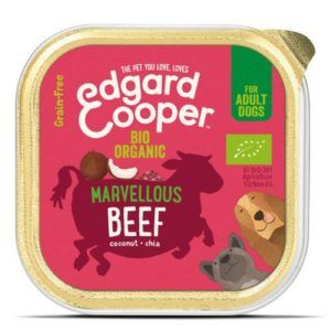 Edgard & Cooper Manzo Biologico con Cocco e Semi di Chia per Cani 100g