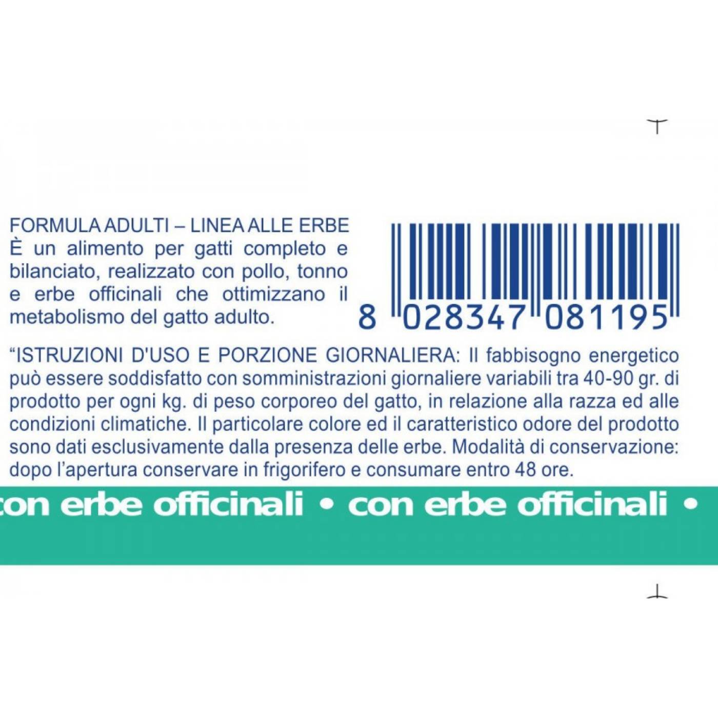 Vet Line Umido Pollo e Tonno per Gatti 85g - Indicazioni