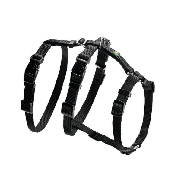 Hunter Pettorina Vario Rapid Antipanico in Nylon per Cani Nero