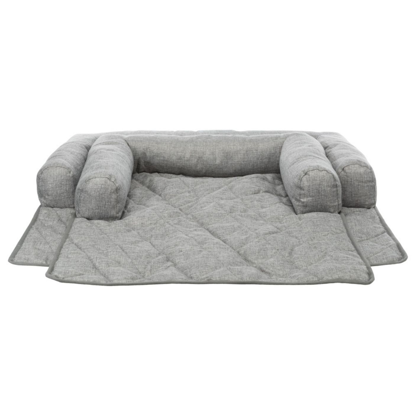 Trixie Divano con Coperta Grigio per Animali - Misura 70x90cm e 90x90cm