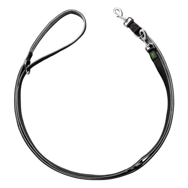 Hunter Guinzaglio Regolabile Neoprene Nero/Grigio 20/300cm