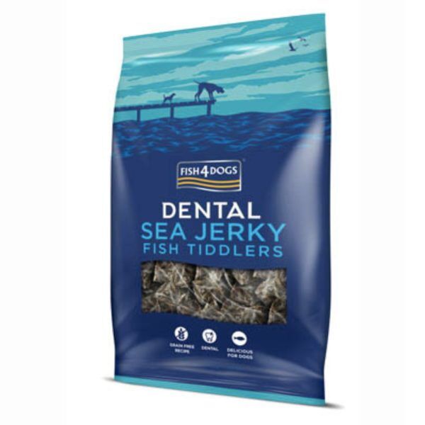 Fish4Dogs Dental Sea Jerky Fish Tiddlers Premi per Cane 575g