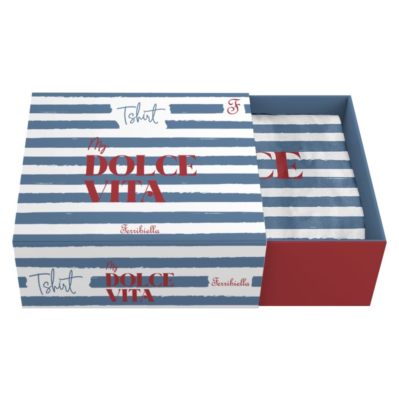 Ferribiella T-Shirt Maglietta My Dolce Vita per Cani - Confezione