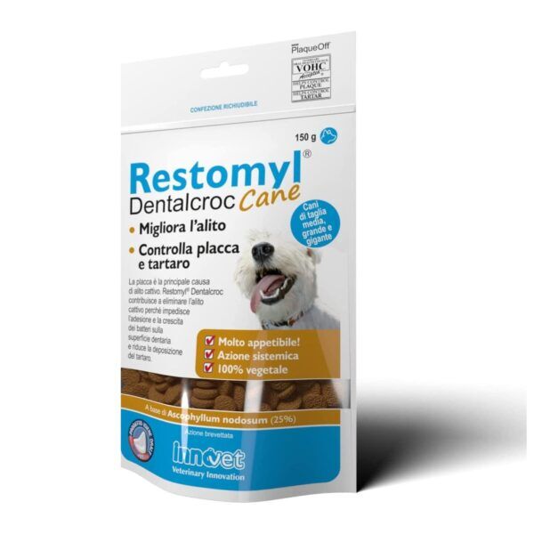 Innovet Restomyl® Dentalcroc per Cani di Taglia Media Grande e Gigante 150g