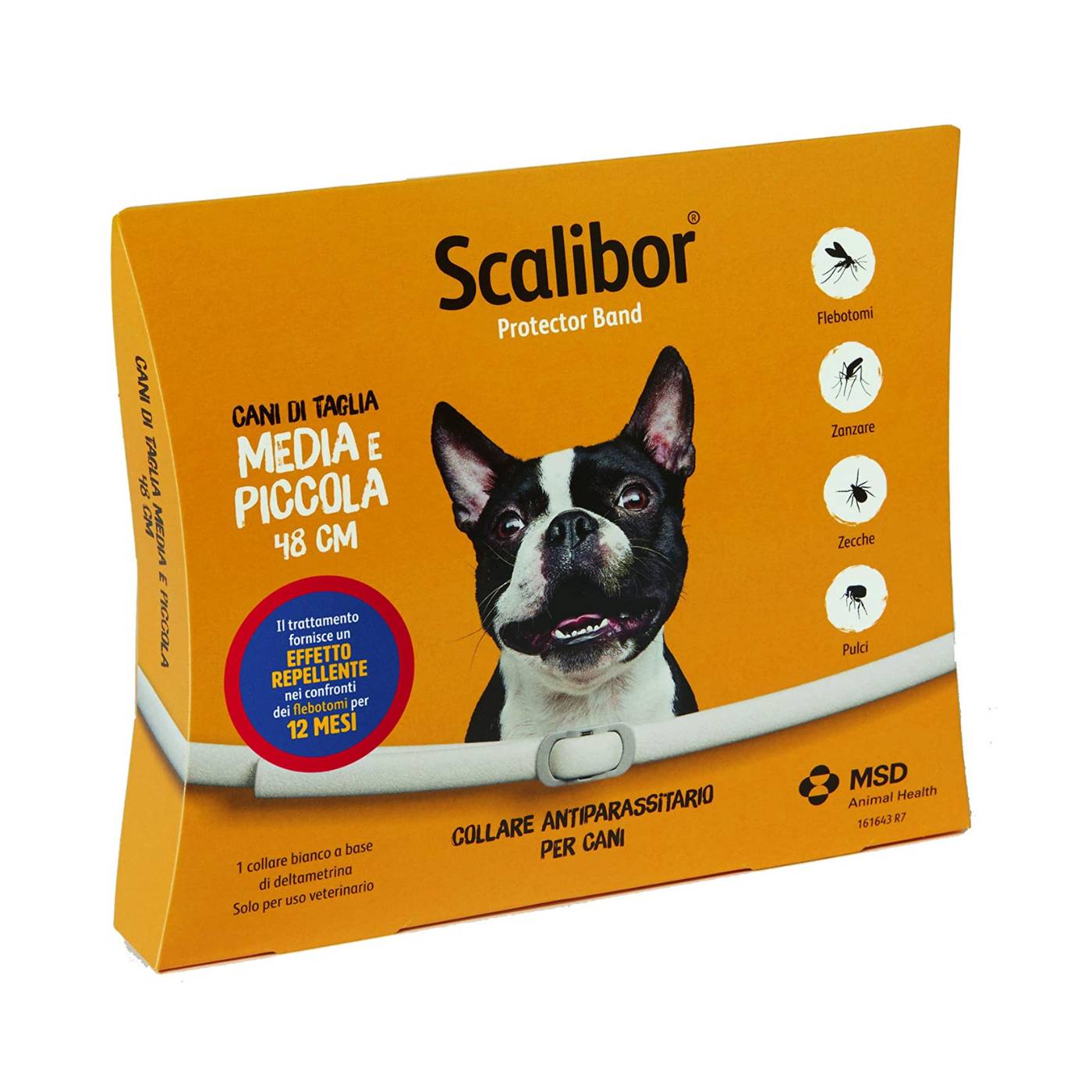 Scalibor Collare Antiparassitario per Cani - Per cani taglia piccola-media