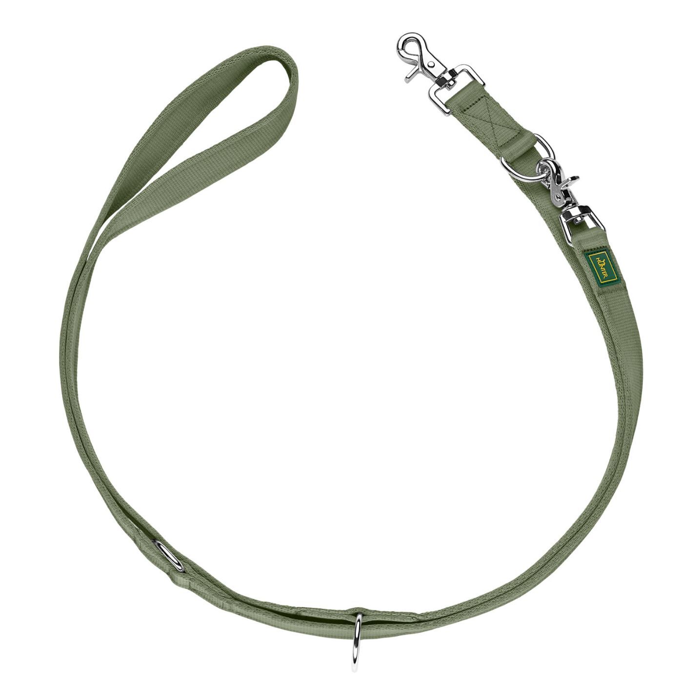 Hunter Guinzaglio Regolabile Inari 20/200 in Poliestere per Cani - Variante verde pastello