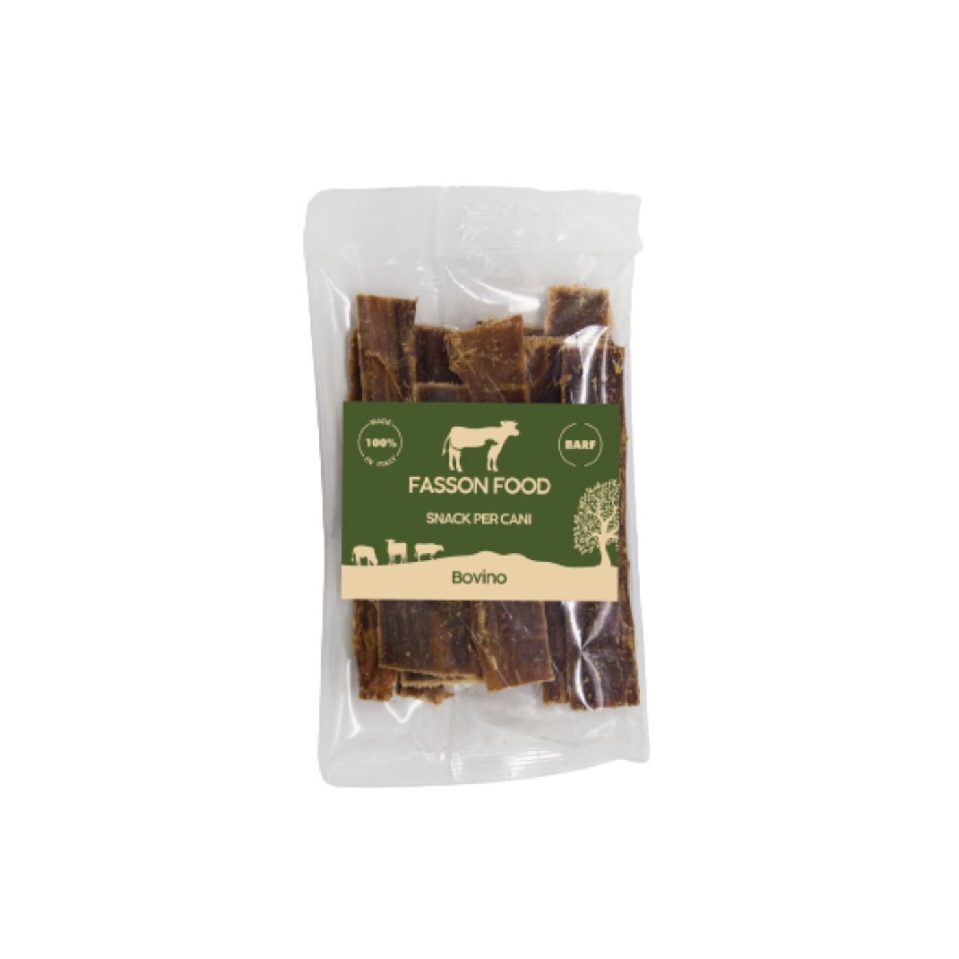 Fasson Food Esofago Bovino Aperto Filiera Piemontese - Formato 40-50g