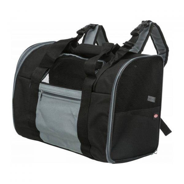 Trixie Zaino Connor per Animali fino a 8kg di Peso 42x29x21cm Nero/Grigio