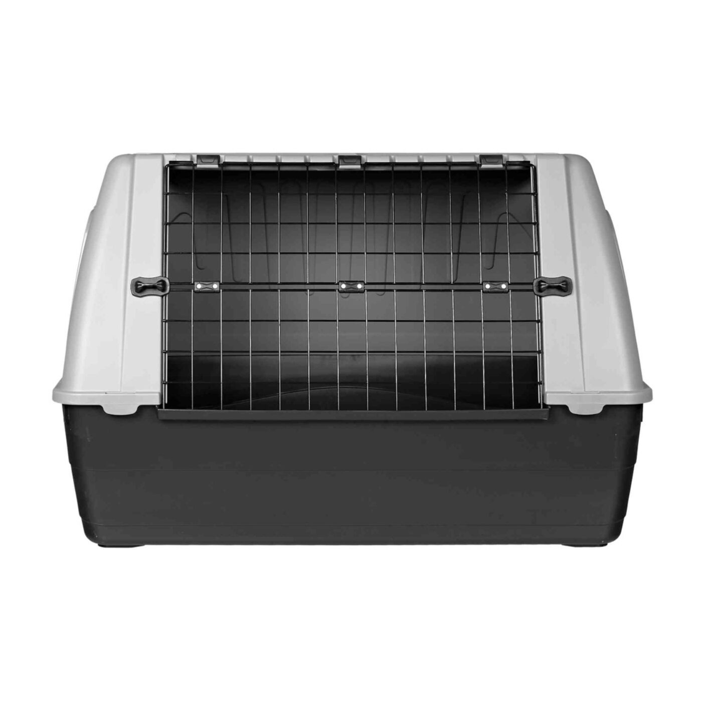 Trixie Trasportino Journey per Animali in Plastica Nero/Grigio - Misura M