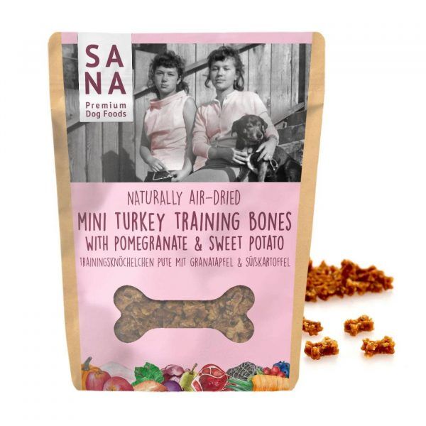 Sanadog Mini Training per Cani al Tacchino Con melograno e Patata Dolce - Confezione da 100g