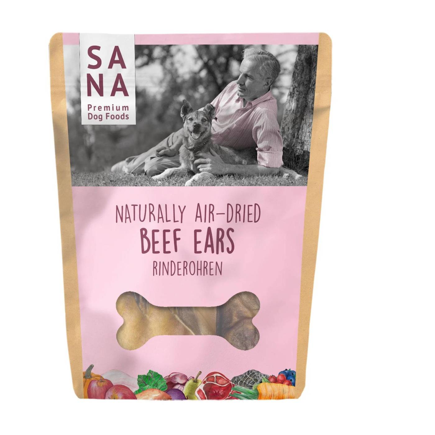 Sanadog Snack Orecchie Bovine per Cani
