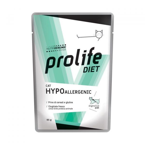 Prolife® Diet Cat Hypoallergenic Umido per Gatti Busta da 85g