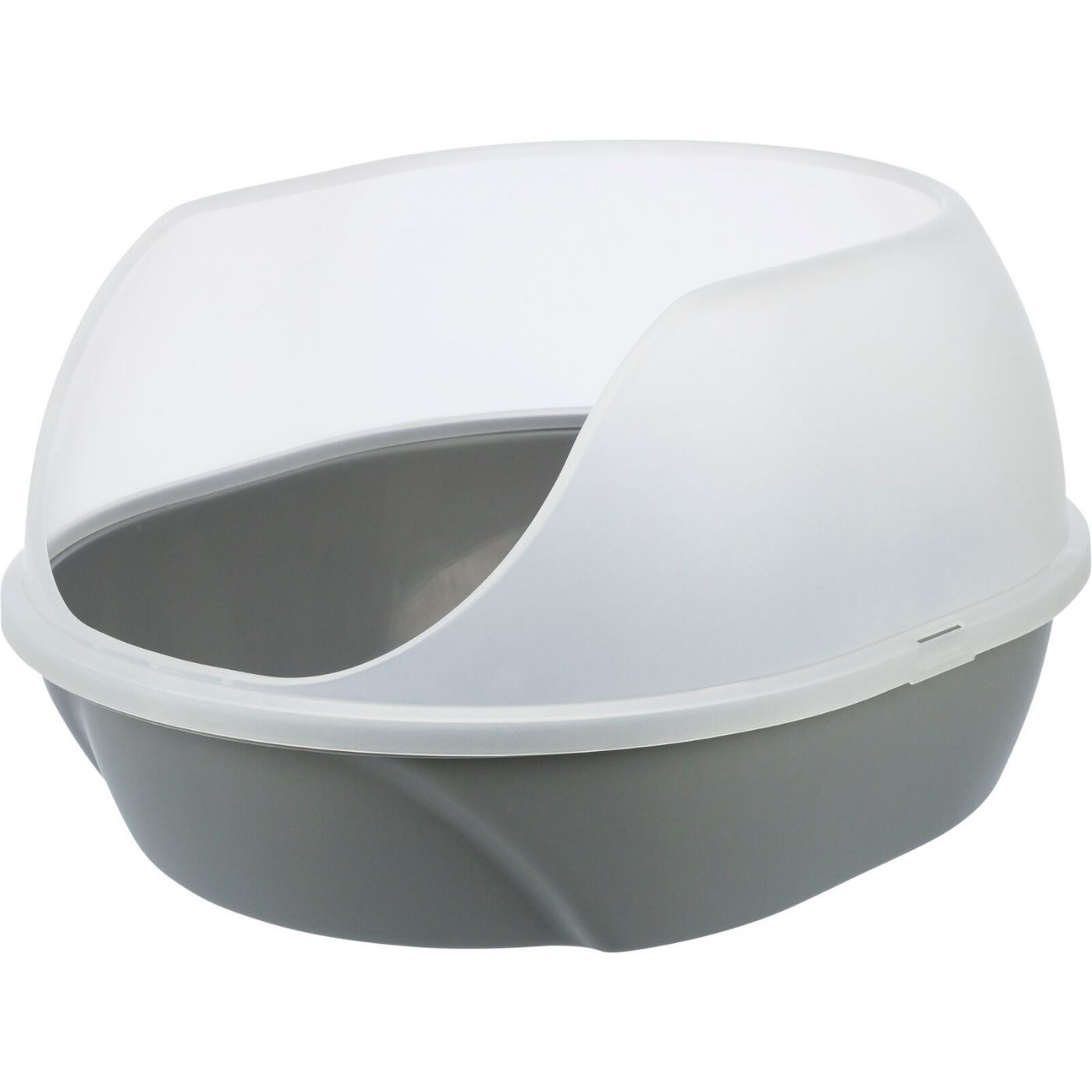 Trixie Lettiera Cassetta Igienica Toilette Aperta Simao per Gatti Grigio 48x30x58cm