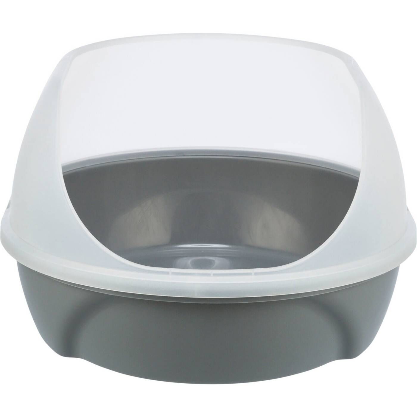 Trixie Lettiera Cassetta Igienica Toilette Aperta Simao per Gatti Grigio 48x30x58cm