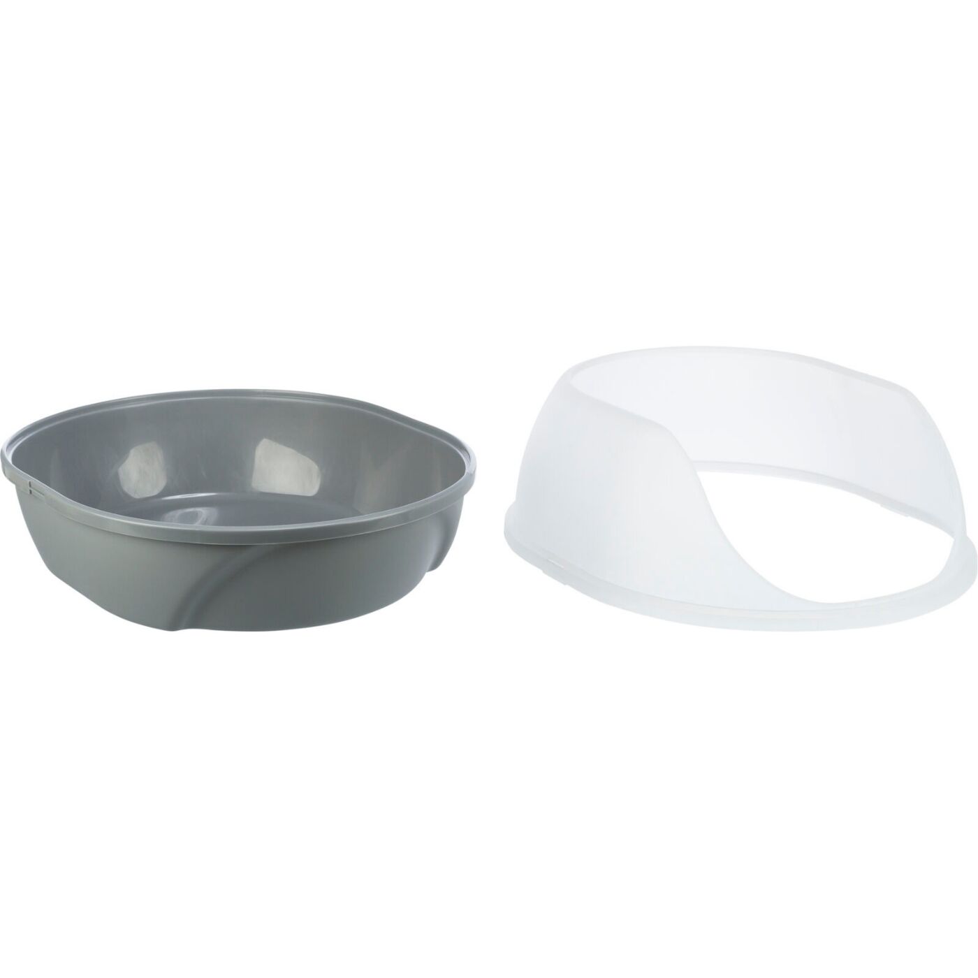 Trixie Lettiera Cassetta Igienica Toilette Aperta Simao per Gatti Grigio 48x30x58cm