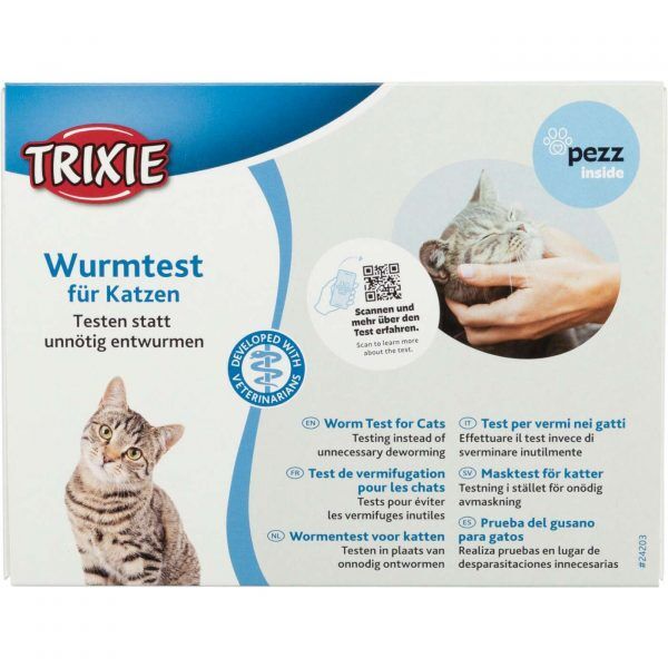 trixie test per vermi nei gatti