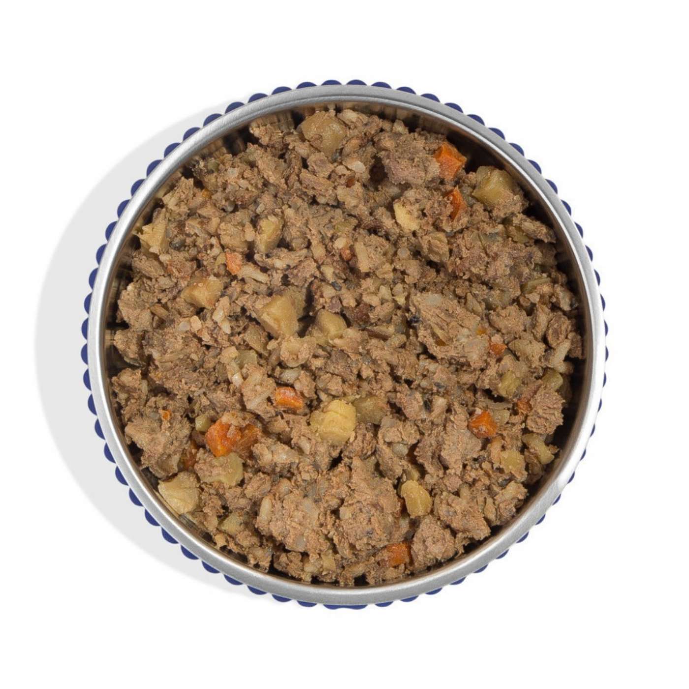 Zee.Dog Ciotola per Cani S Tuff Bowl Small Stripes Blue ø 16 x h.4,8 cm 550 ml