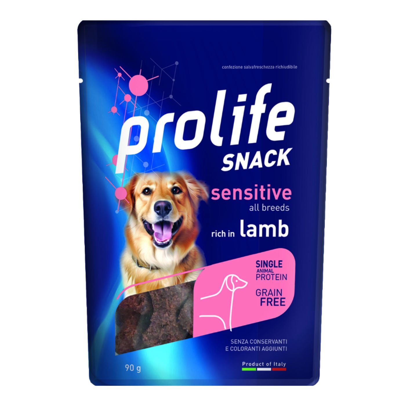 Prolife Snack per Cani Sensitive Grain Free Agnello Monoproteico 90 g