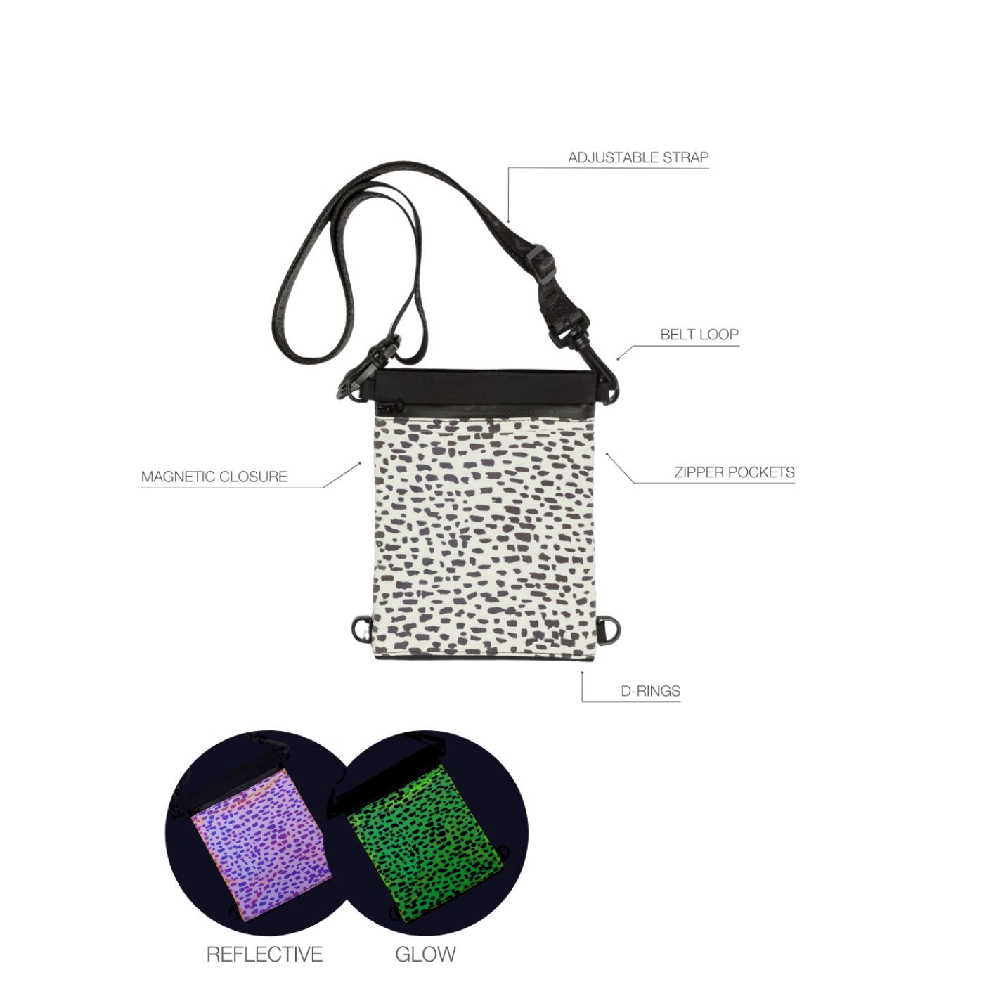 Paikka Borsa Porta Dolcetti per Cani Alta Visibilità 2.0 - Riflettente