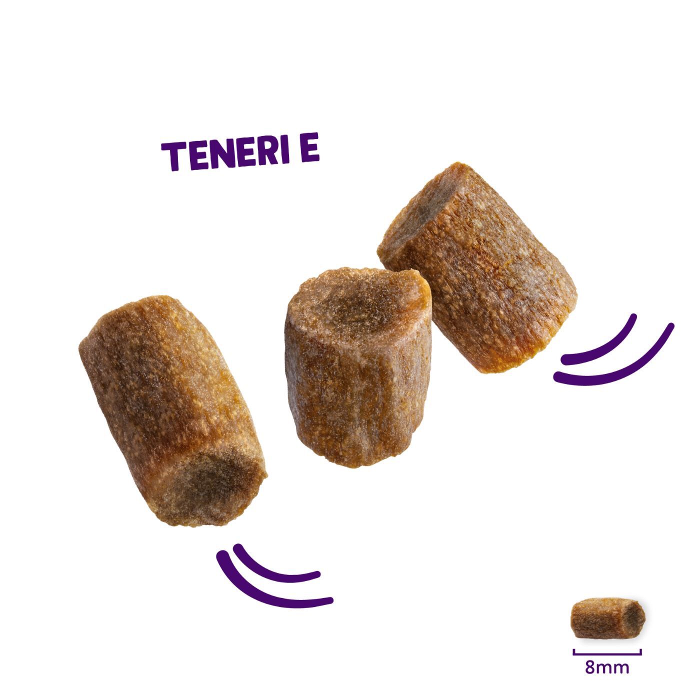 Edgard&Cooper Snack Morbidi per Gatti Rolls- Rotolini al Pollo e Tacchino 45 g.