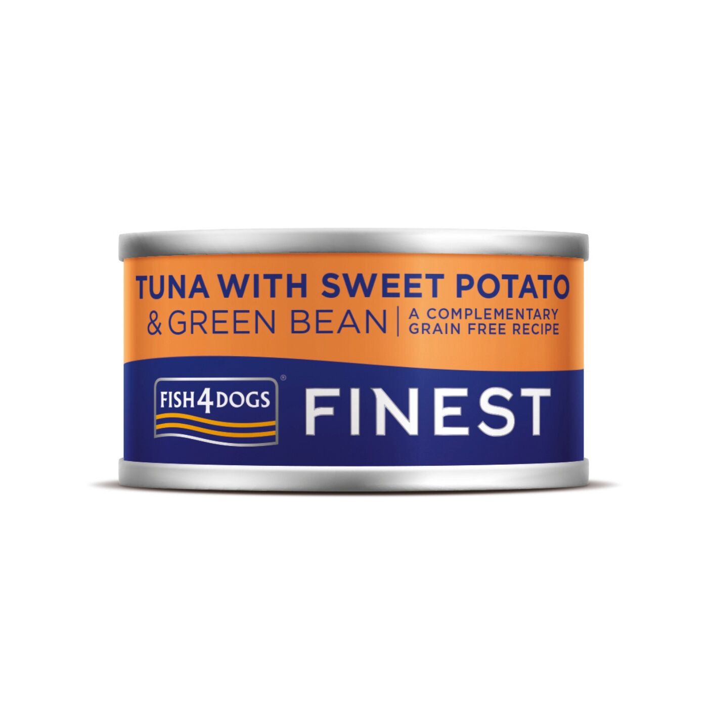 1 x 85 g Fish4Dogs Finest Alimento Umido per Cani Tonno con Patata Dolce e fagioli Verdi