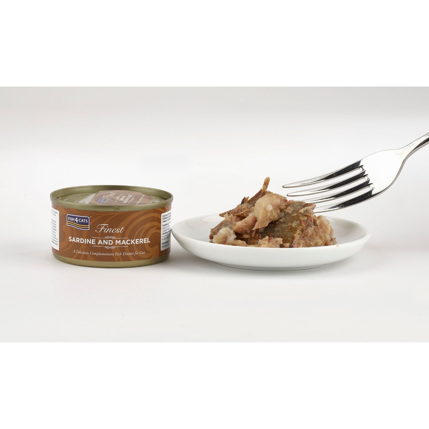 10 x 70 g - Fish4Cats Finest Sardina e Sgombro per Gatti