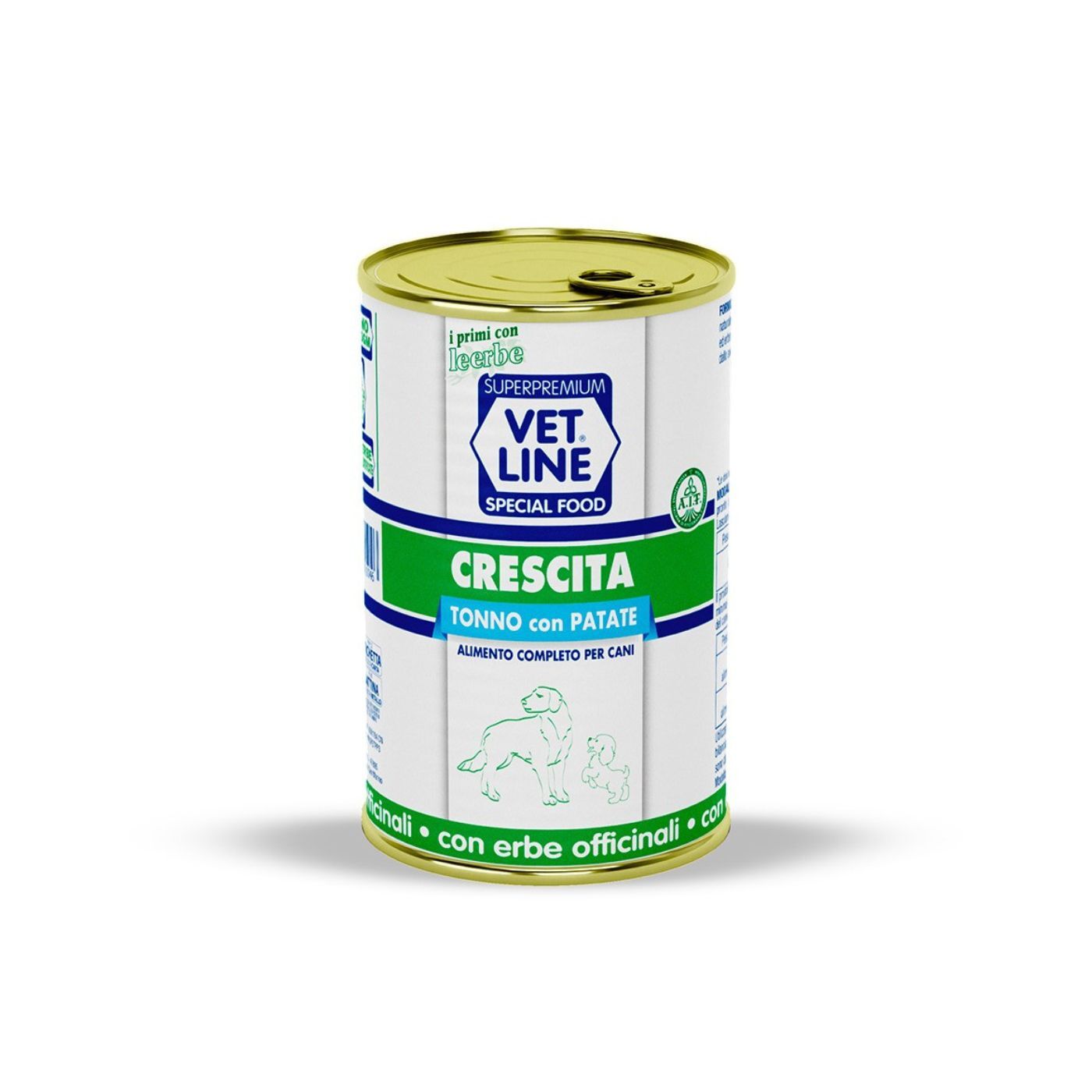vet line umido crescita tonno e patate per cuccioli