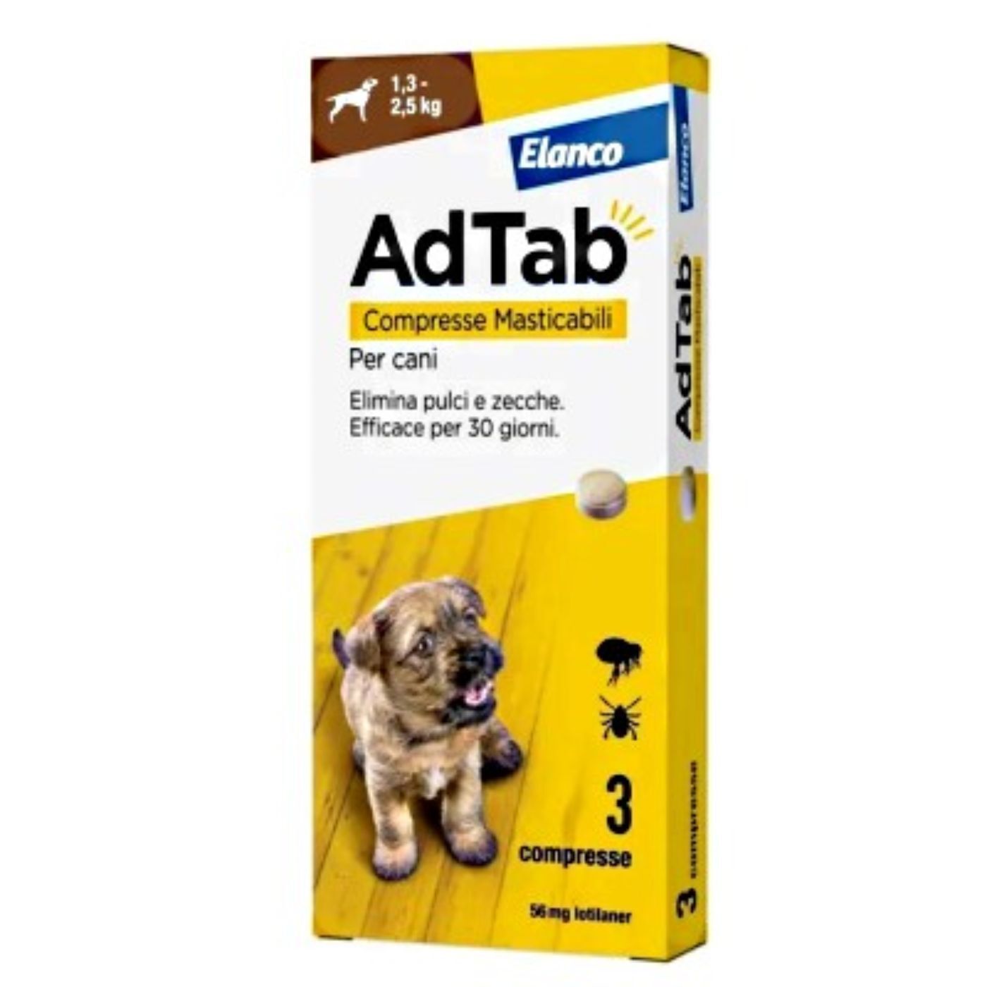 Elanco AdTab Compresse Antiparassitarie Masticabili per Cani