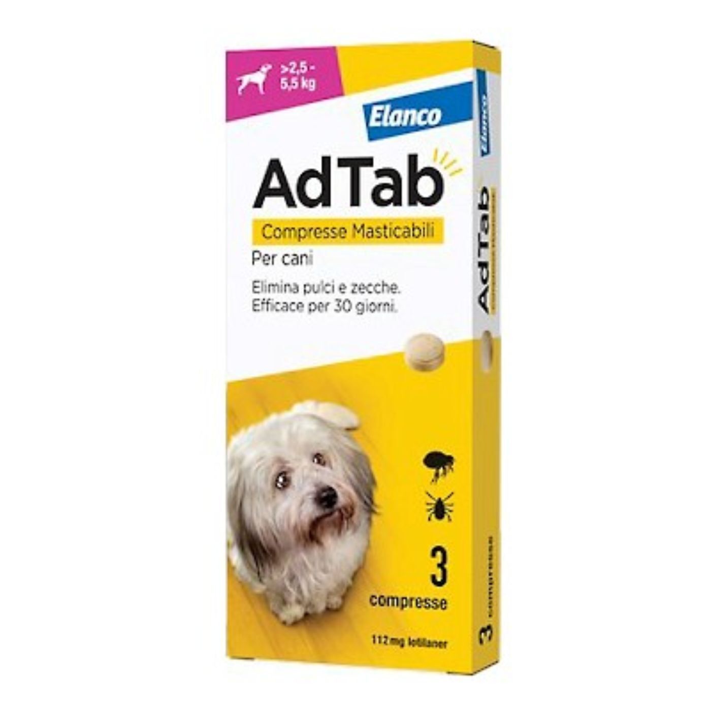Elanco AdTab Compresse Antiparassitarie Masticabili per Cani