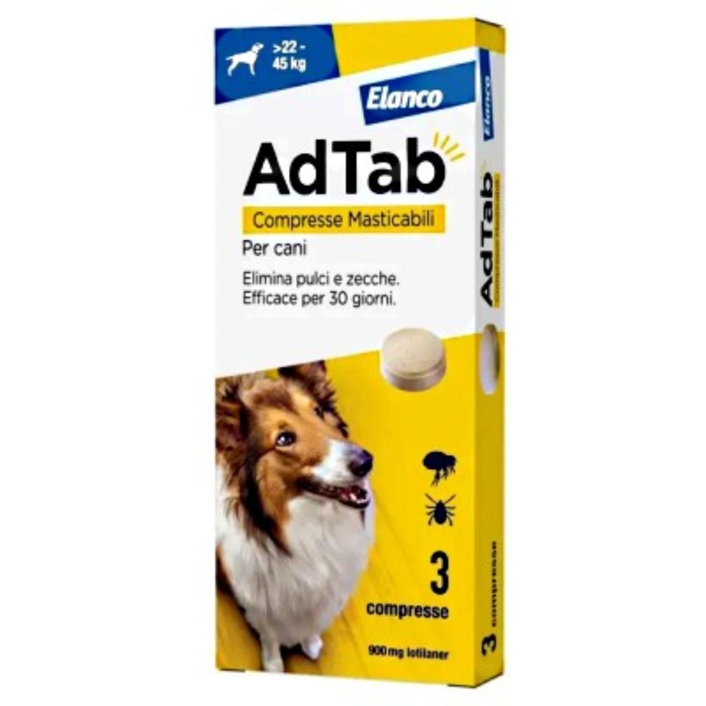 Elanco AdTab Compresse Antiparassitarie Masticabili per Cani