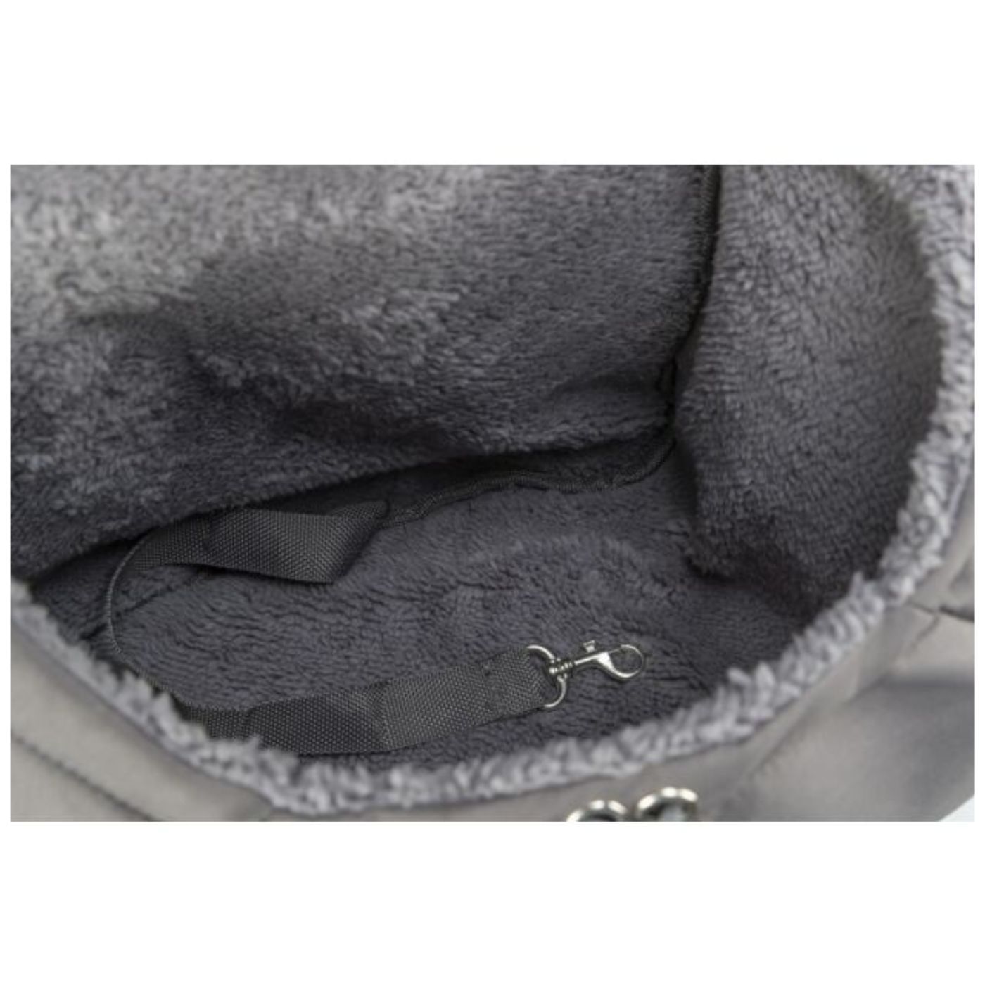 Trixie Borsa Trasportino Frontale per Cani Molly Max 4 Kg di Peso 25 x 38 x 17 Kg Grigio