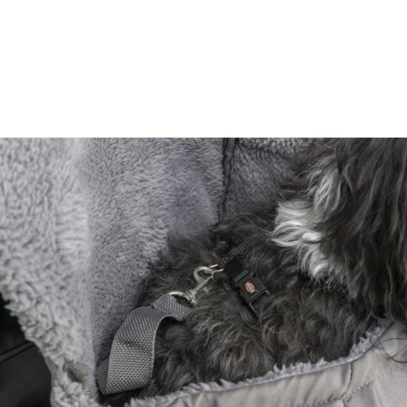 Trixie Borsa Trasportino Frontale per Cani Molly Max 4 Kg di Peso 25 x 38 x 17 Kg Grigio