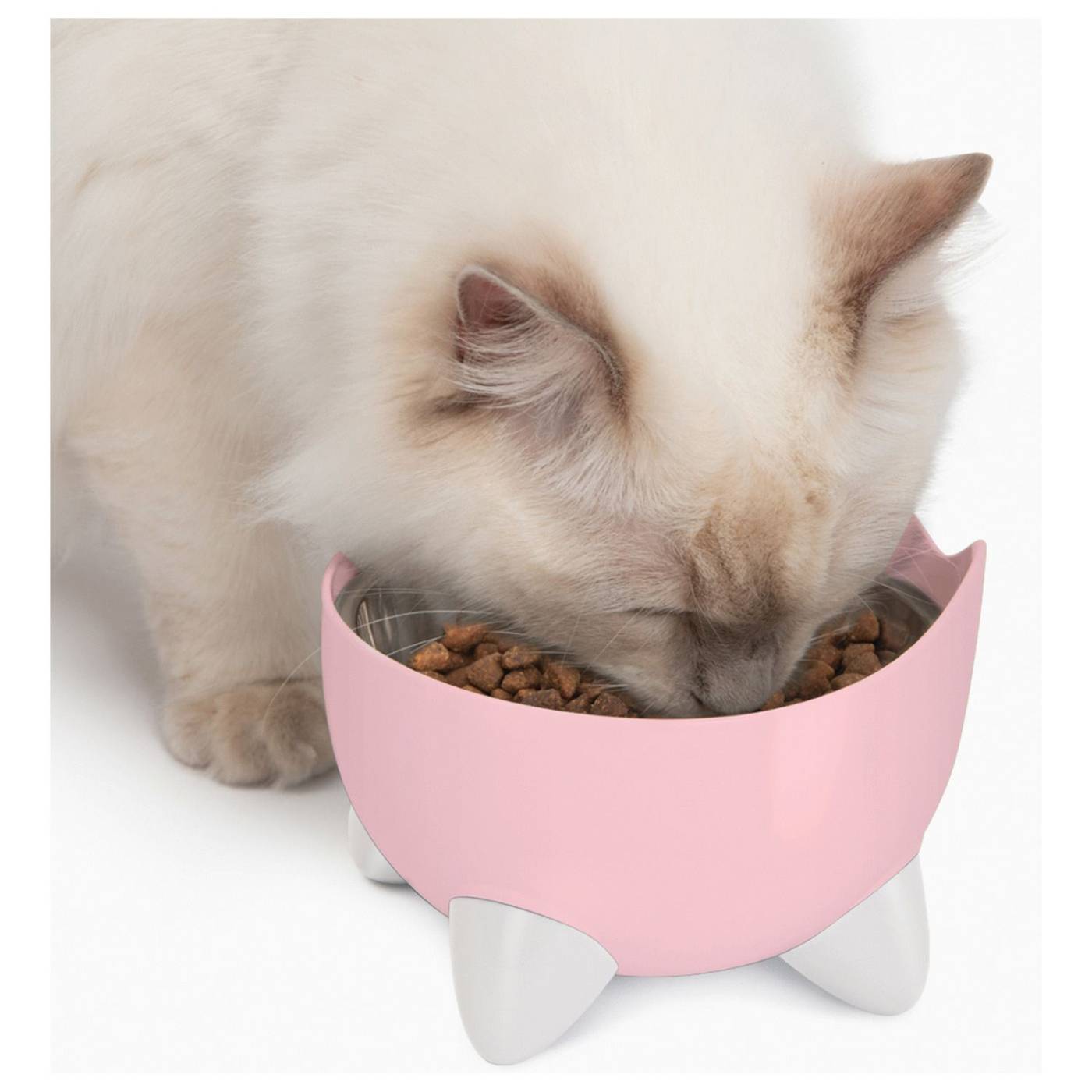 Catit Fontana Automatica per Gatti Combo Pack Pixi Rosa con Ciotola e 3 Filtri Inclusi