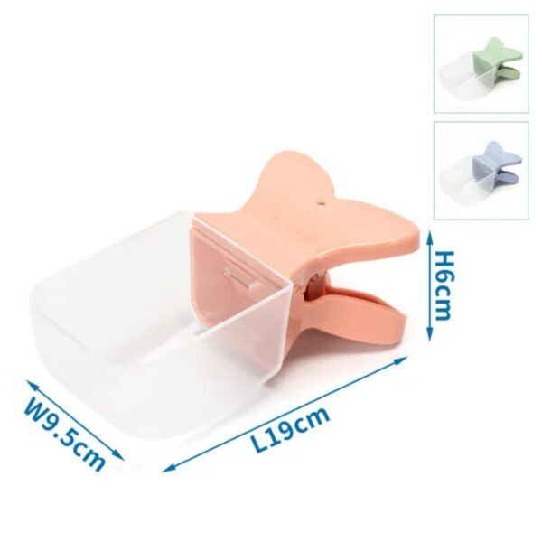 Paletta per cibo con clip per sacchetti colori assortiti