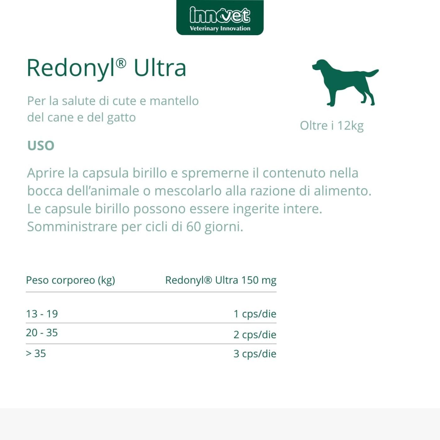 innovet redonyl® ultra 150 mg per cani oltre i 12 kg