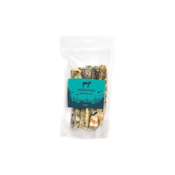 Fasson Food Strisce di Merluzzo Snack Marticativo Croccante per Cani 150 g