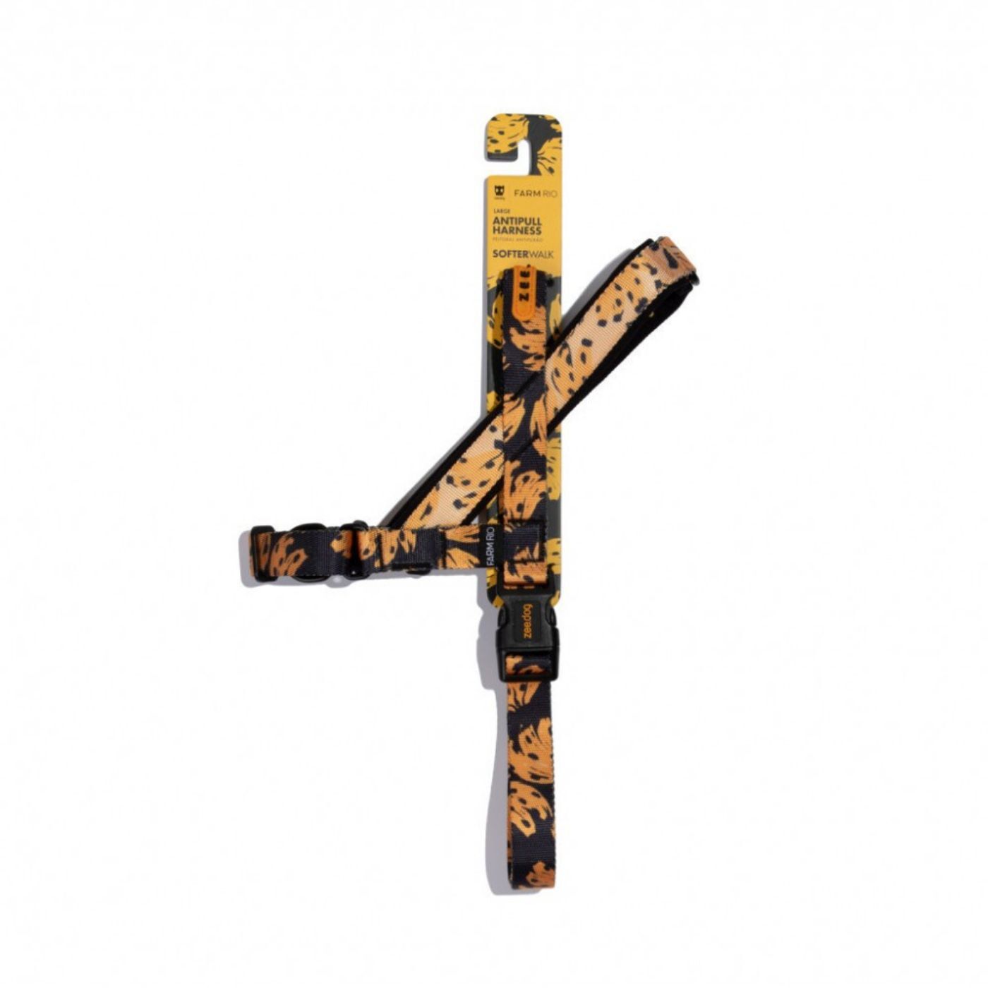 Zee.Dog Pettorina Norvegese Softer-Walk per Cani Farm Rio Bossa Banana