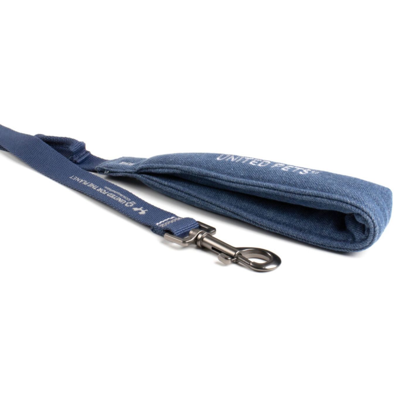 United Pets Guinzaglio per Cani con Maniglia Imbottita Linea CityLife Blue Jeans