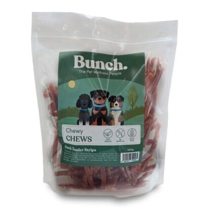 Bunch Strisce di Carne di Anatra Snack Masticativi Naturali per Cani 500 g