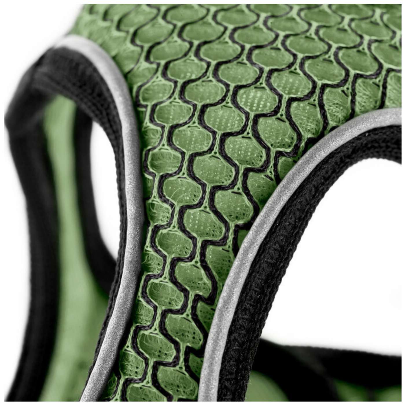 Hunter Pettorina per Cani Hilo Comfort Verde Chiaro Riflettente