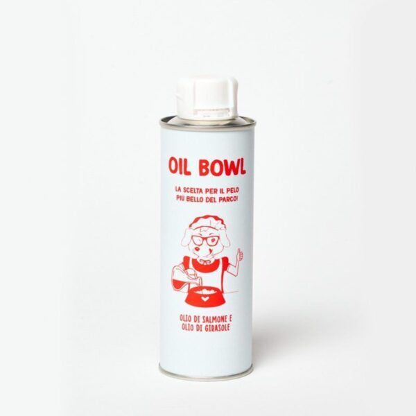 Real Bowl Olio di Salmone Girasole e Lino per Cani Oilbowl