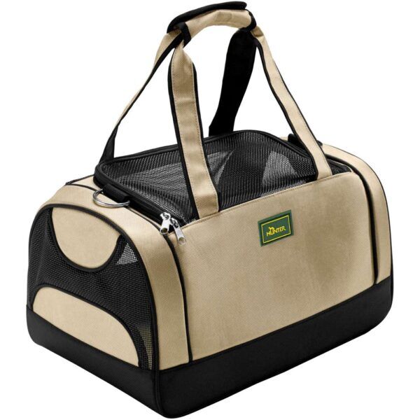 Hunter Borsa da trasporto Portland Beige per Cani e Gatti fino a 8 Kg Mis. 40x25x25 cm