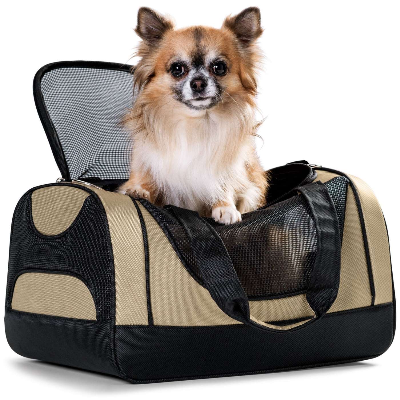 Hunter Borsa da trasporto Portland Beige per Cani e Gatti fino a 8 Kg Mis. 40x25x25 cm