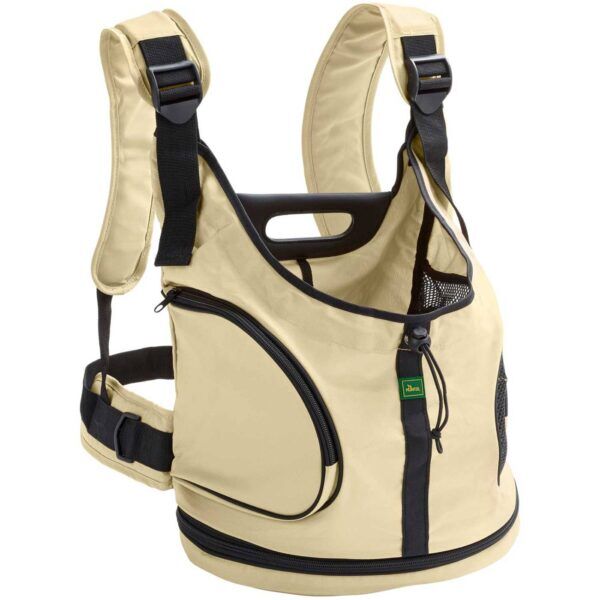 Hunter Zaino/Borsa da trasporto Kangaroo Beige per Cani e Gatti fino a 6 Kg Mis. 30x20x30 cm