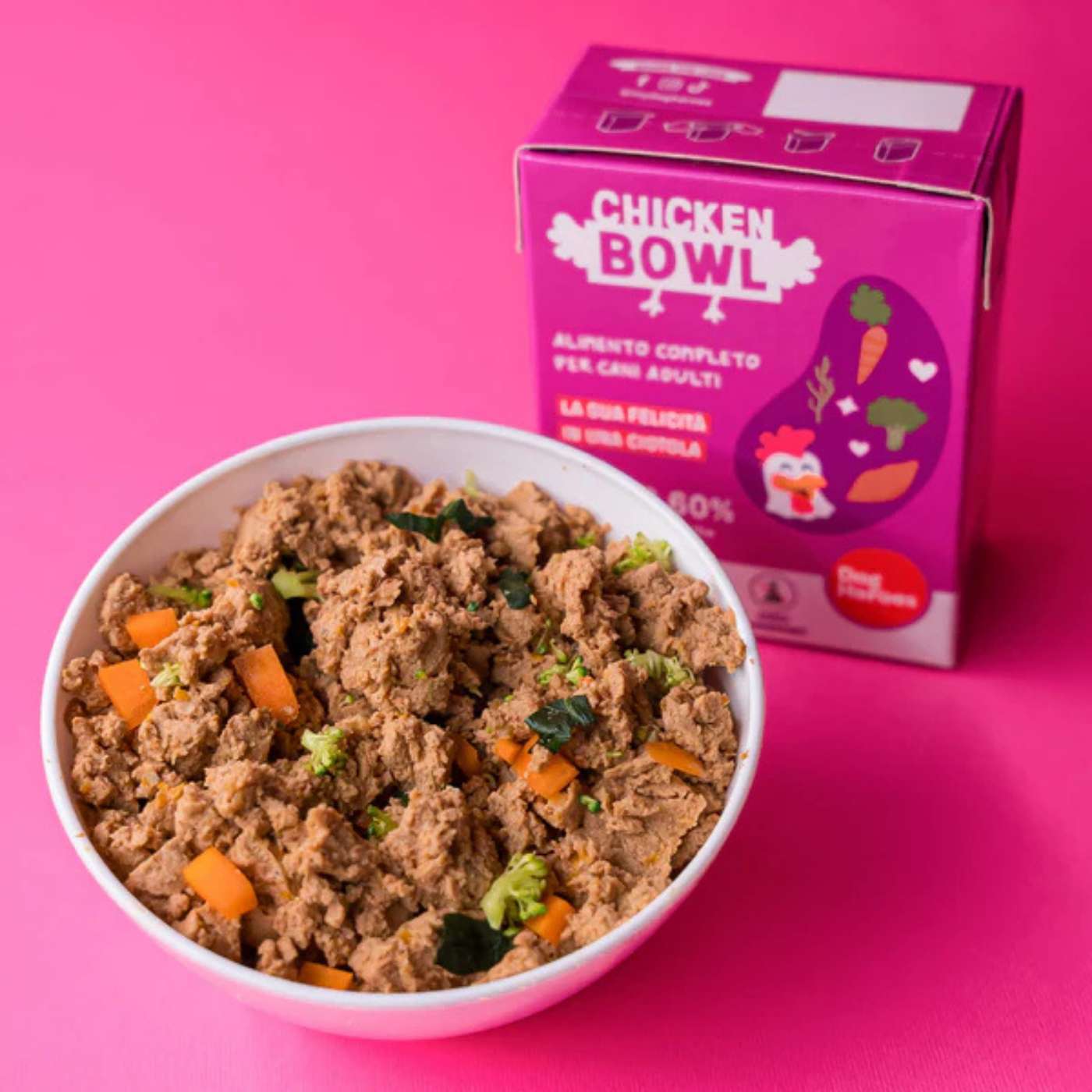 Dog Heroes Bowl Chicken Pollo Cibo Fresco per Cani 390 g